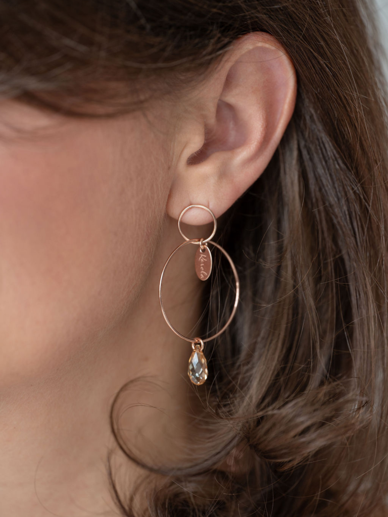 “maniii” exclusive earrings – Korola gold touch