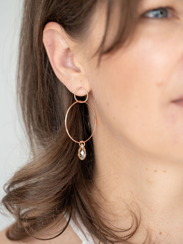 “maniii” exclusive earrings – Korola gold touch