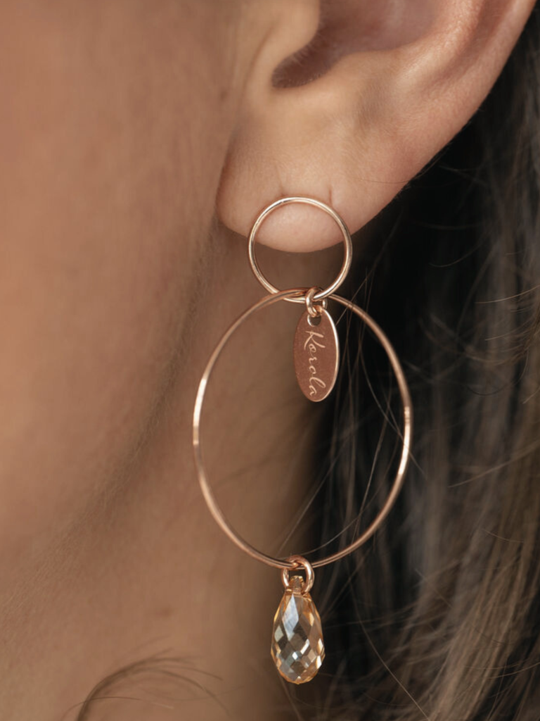 “maniii” exclusive earrings – Korola gold touch